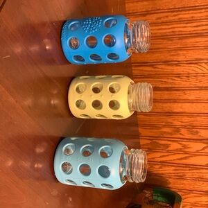 Life factory glass bottles .